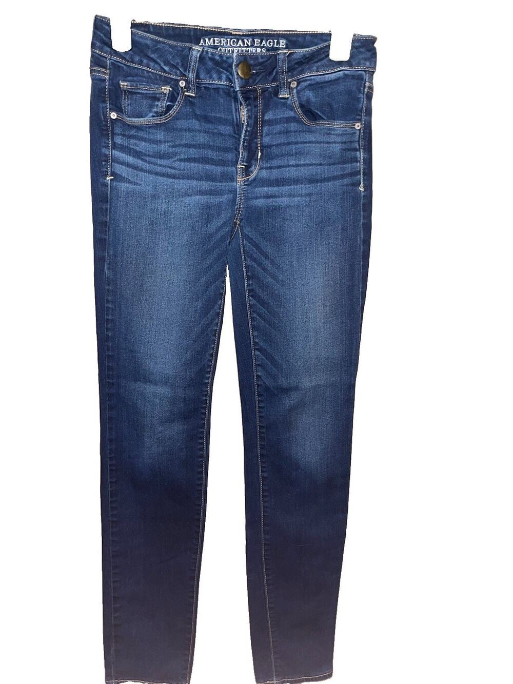 American Eagle Aeo Denim Super Stretch Skinny Sz 4 Regular